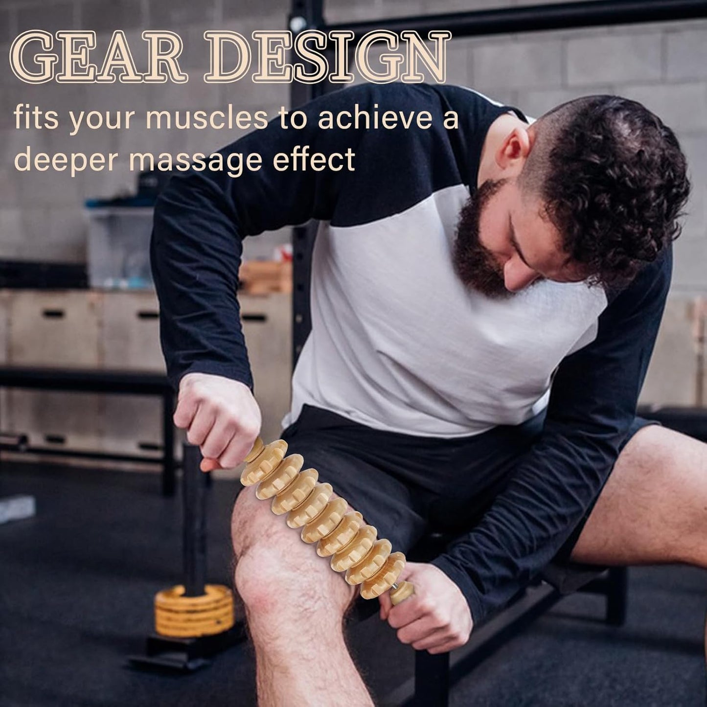 Manual Wooden Fascia Massage Roller
